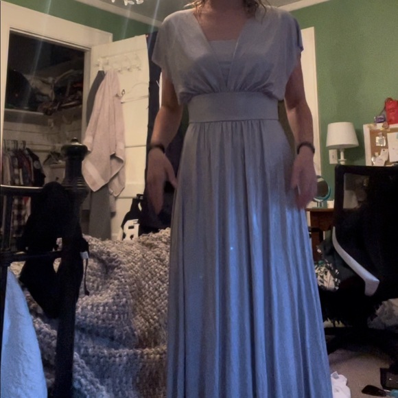 Silver prom dress - Picture 3 of 6